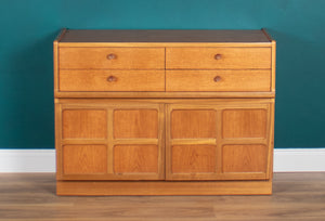 Retro Teak 1960s Nathan Squares Sideboard