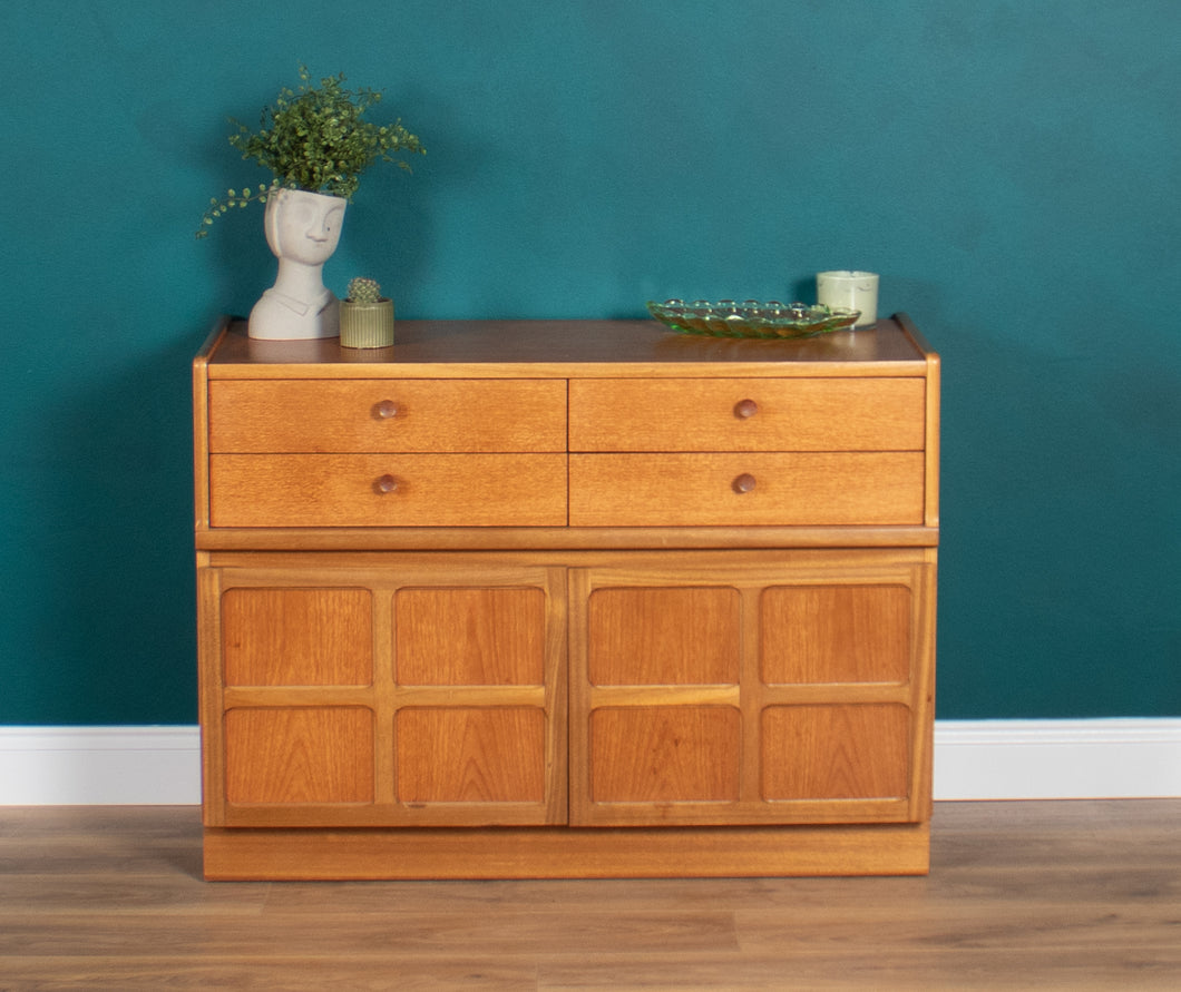 Retro Teak 1960s Nathan Squares Sideboard