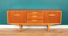 Load image into Gallery viewer, Retro Teak 1960s Long Mid Century Sideboard With Sliding Doors