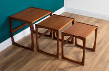 Load image into Gallery viewer, Retro Teak 1960s G Plan Quadrille Nest Of Coffee Tables