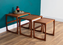 Load image into Gallery viewer, Retro Teak 1960s G Plan Quadrille Nest Of Coffee Tables