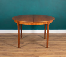 Load image into Gallery viewer, Retro Teak 1960s Round Mcintosh Dining Table &amp; 4 High Back Chairs