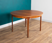 Load image into Gallery viewer, Retro Teak 1960s Round Mcintosh Dining Table &amp; 4 High Back Chairs