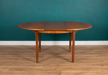 Load image into Gallery viewer, Retro Teak 1960s Round Mcintosh Dining Table &amp; 4 High Back Chairs