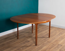 Load image into Gallery viewer, Retro Teak 1960s Round Mcintosh Dining Table &amp; 4 High Back Chairs