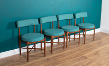 Load image into Gallery viewer, Retro Teak 1960s GPlan Fresco Dining Table &amp; 4 Four Chairs By Victor Wilkins