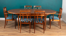 Load image into Gallery viewer, Retro Teak GPlan 1960s Fresco Dining Table &amp; 6 Six Chairs By Victor Wilkins