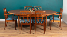 Load image into Gallery viewer, Retro Teak GPlan 1960s Fresco Dining Table &amp; 6 Six Chairs By Victor Wilkins