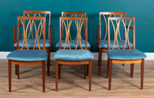 Load image into Gallery viewer, Retro Teak GPlan 1960s Fresco Dining Table &amp; 6 Six Chairs By Victor Wilkins