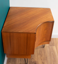 Load image into Gallery viewer, Retro Teak 1960s G Plan Fresco Corner Unit Bar Drinks Cabinet On Hairpin Legs