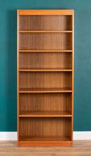 Load image into Gallery viewer, Retro Teak 1960s Danish Tall Bookcase Mid Century