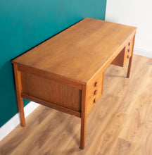 Load image into Gallery viewer, Retro Oak 1960s Danish Mid Century Desk Two Sided Partners By Domino Møbler