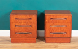 Pair Of Retro Teak 1960s G Plan Fresco Bedside Cabinets By Victor Wilkins