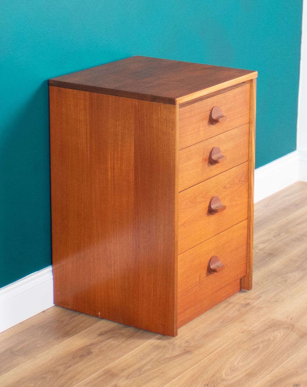 Retro 1960s Bedside Table in Teak by John & Silvia Reid  Stag