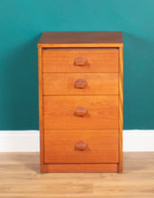 Load image into Gallery viewer, Retro 1960s Bedside Table in Teak by John &amp; Silvia Reid  Stag