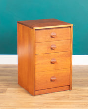 Load image into Gallery viewer, Retro 1960s Bedside Table in Teak by John &amp; Silvia Reid  Stag