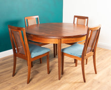 Load image into Gallery viewer, Retro Teak GPlan 1960s Fresco Dining Table &amp; 4 Four Chairs By Victor Wilkins