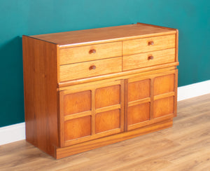 Retro Teak 1960s Nathan Squares Sideboard