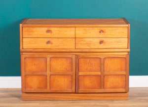 Retro Teak 1960s Nathan Squares Sideboard