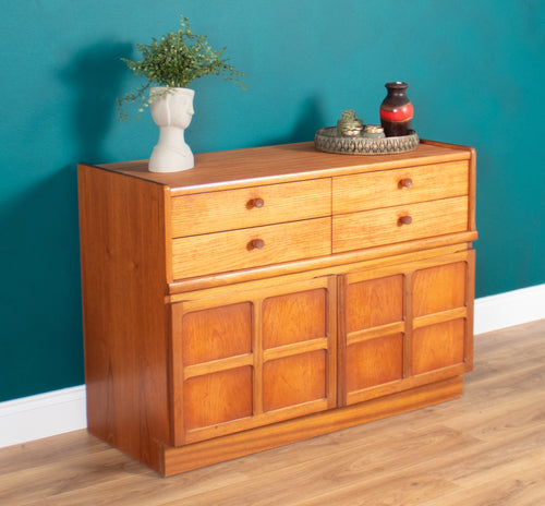 Retro Teak 1960s Nathan Squares Sideboard