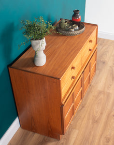 Retro Teak 1960s Nathan Squares Sideboard