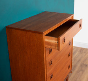 Retro Teak 1960s BCM Bath Cabinet Makers Chest Of Drawers