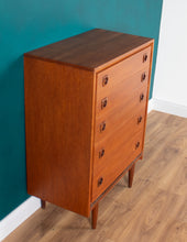 Load image into Gallery viewer, Retro Teak 1960s BCM Bath Cabinet Makers Chest Of Drawers