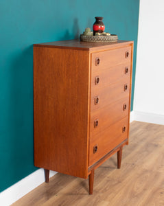 Retro Teak 1960s BCM Bath Cabinet Makers Chest Of Drawers