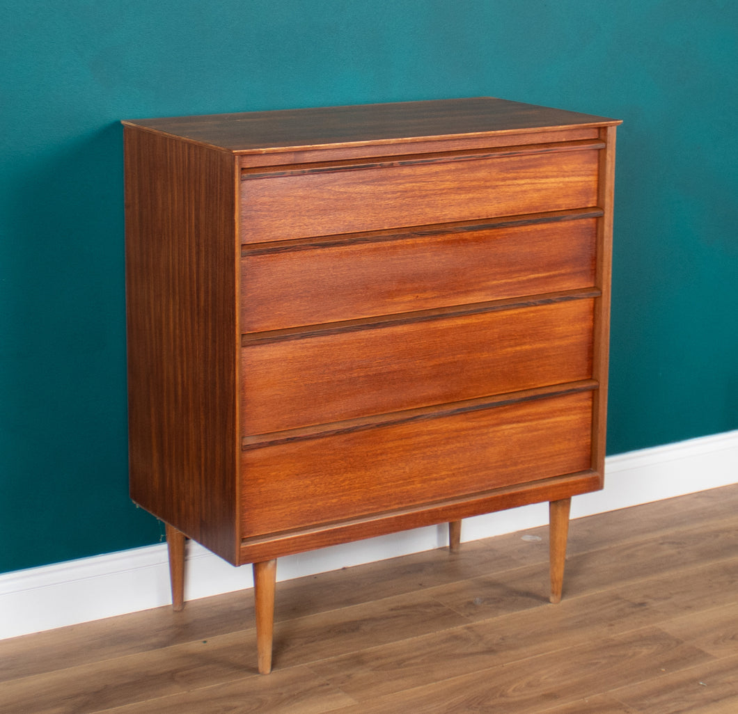 Retro 1960s Austinsuite Teak & Rosewood Chest Of Drawers