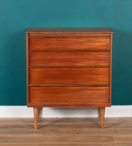 Retro 1960s Austinsuite Teak & Rosewood Chest Of Drawers