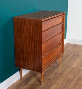 Retro 1960s Austinsuite Teak & Rosewood Chest Of Drawers