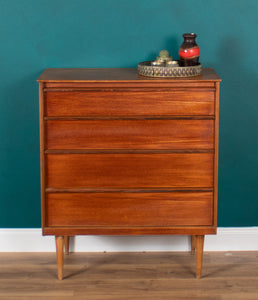 Retro 1960s Austinsuite Teak & Rosewood Chest Of Drawers