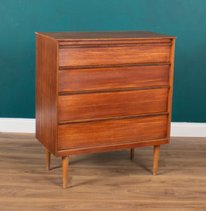 Retro 1960s Austinsuite Teak & Rosewood Chest Of Drawers