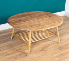 Load image into Gallery viewer, Retro Vintage Solid Elm Ercol Model 454 Supper Table, Coffee Table