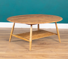 Load image into Gallery viewer, Retro Vintage Solid Elm Ercol Model 454 Supper Table, Coffee Table