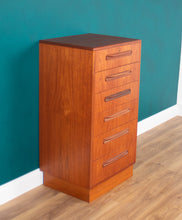 Load image into Gallery viewer, Retro Teak 1960s Tall G Plan Fresco Chest Of Drawers By Victor Wilkins