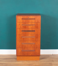 Load image into Gallery viewer, Retro Teak 1960s Tall G Plan Fresco Chest Of Drawers By Victor Wilkins