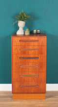 Load image into Gallery viewer, Retro Teak 1960s Tall G Plan Fresco Chest Of Drawers By Victor Wilkins