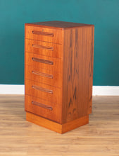 Load image into Gallery viewer, Retro Teak 1960s Tall G Plan Fresco Chest Of Drawers By Victor Wilkins