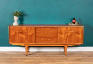 Long 1960s Teak Jentiuqe Mid Century Sideboard