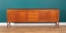 Load image into Gallery viewer, Retro Teak 1960s Nathan Squares Long Mid Century Sideboard