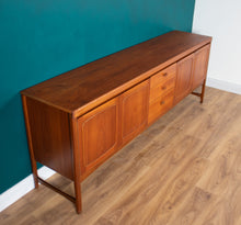 Load image into Gallery viewer, Retro Teak 1960s Nathan Squares Long Mid Century Sideboard