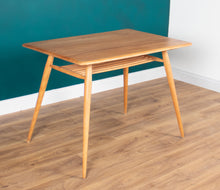 Load image into Gallery viewer, Retro Ercol Elm Blonde Model 395 Breakfast Table &amp; Four Ercol Kitchen Chairs