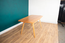 Load image into Gallery viewer, Retro Ercol Planktop Dining Table &amp; Six Windsor Chairs