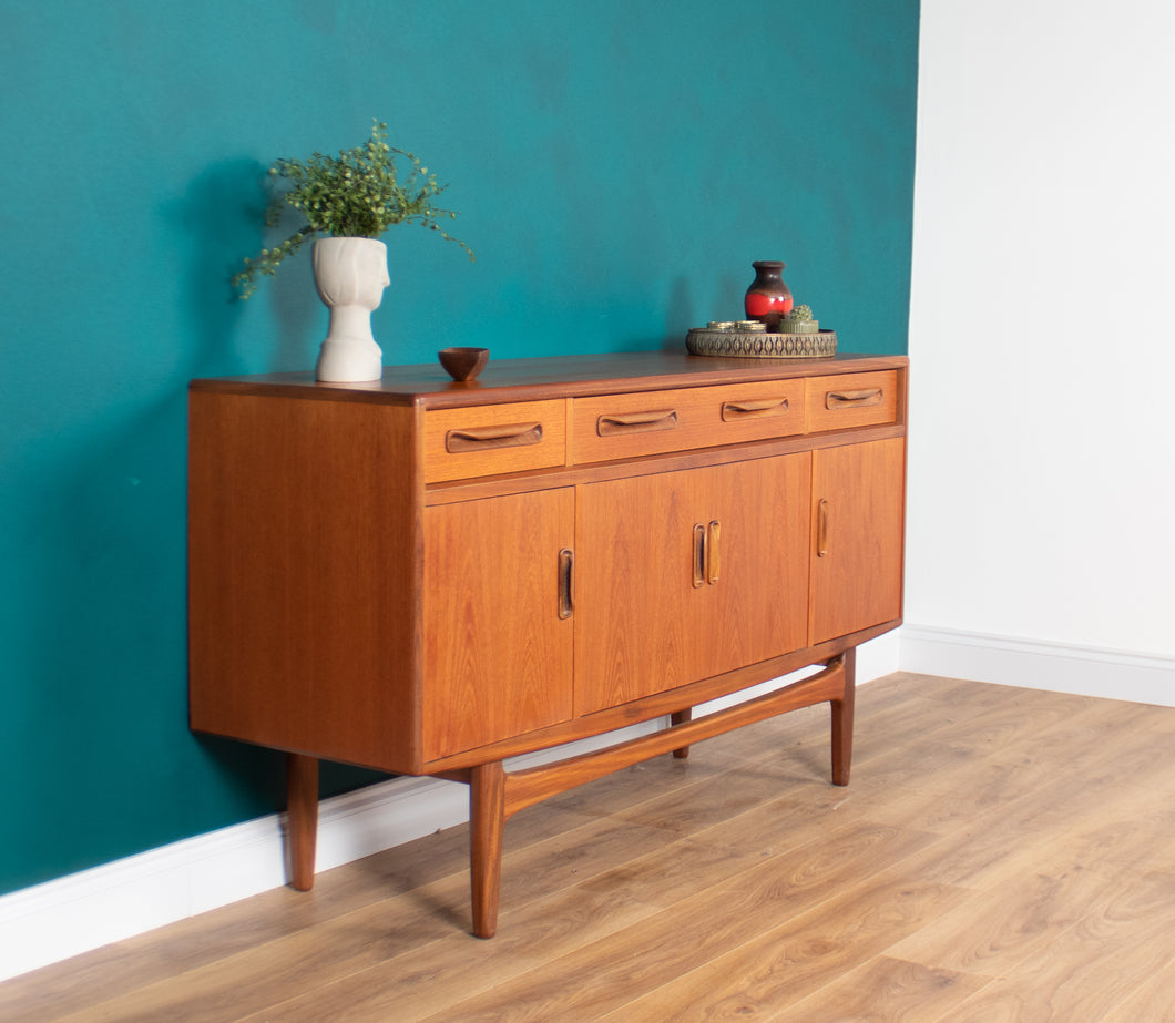 Retro Teak 1960s G Plan Fresco Short Sideboard By Victor Wilkins