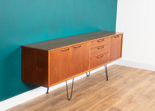 Load image into Gallery viewer, Retro Teak 1960s Long Jentique Classic Mid Century Sideboard Hairpin Legs