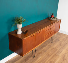 Load image into Gallery viewer, Retro Teak 1960s Long Jentique Classic Mid Century Sideboard Hairpin Legs