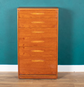 Restored Teak Retro 1960s Austinsuite Mid century Chest Of Drawers