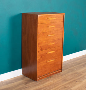 Restored Teak Retro 1960s Austinsuite Mid century Chest Of Drawers