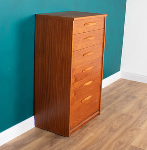 Restored Teak Retro 1960s Austinsuite Mid century Chest Of Drawers